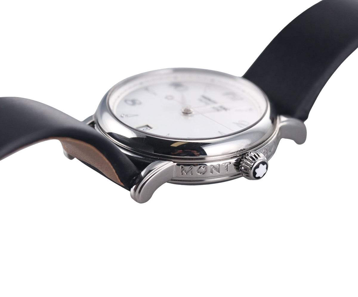Montblanc Star Mother of Pearl Automatic Diamond Ladies Watch 107118