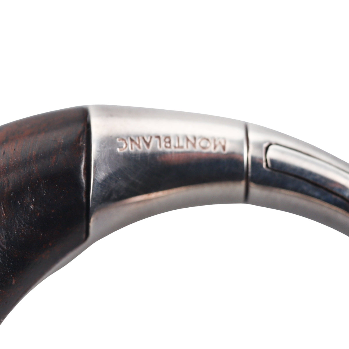 Montblanc Sterling Silver Wood Bracelet