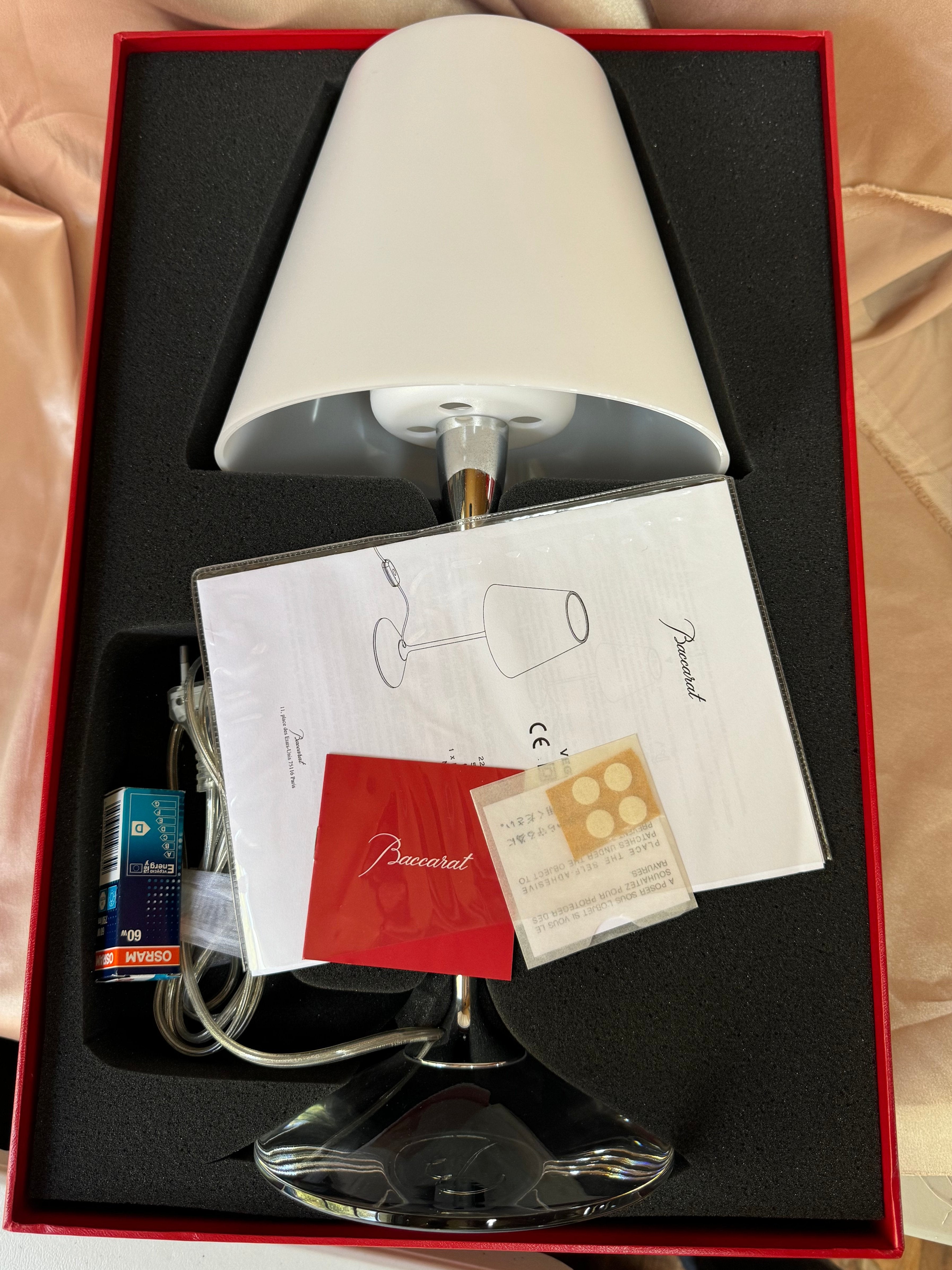 Baccarat Crystal Vega Lamp #2600441