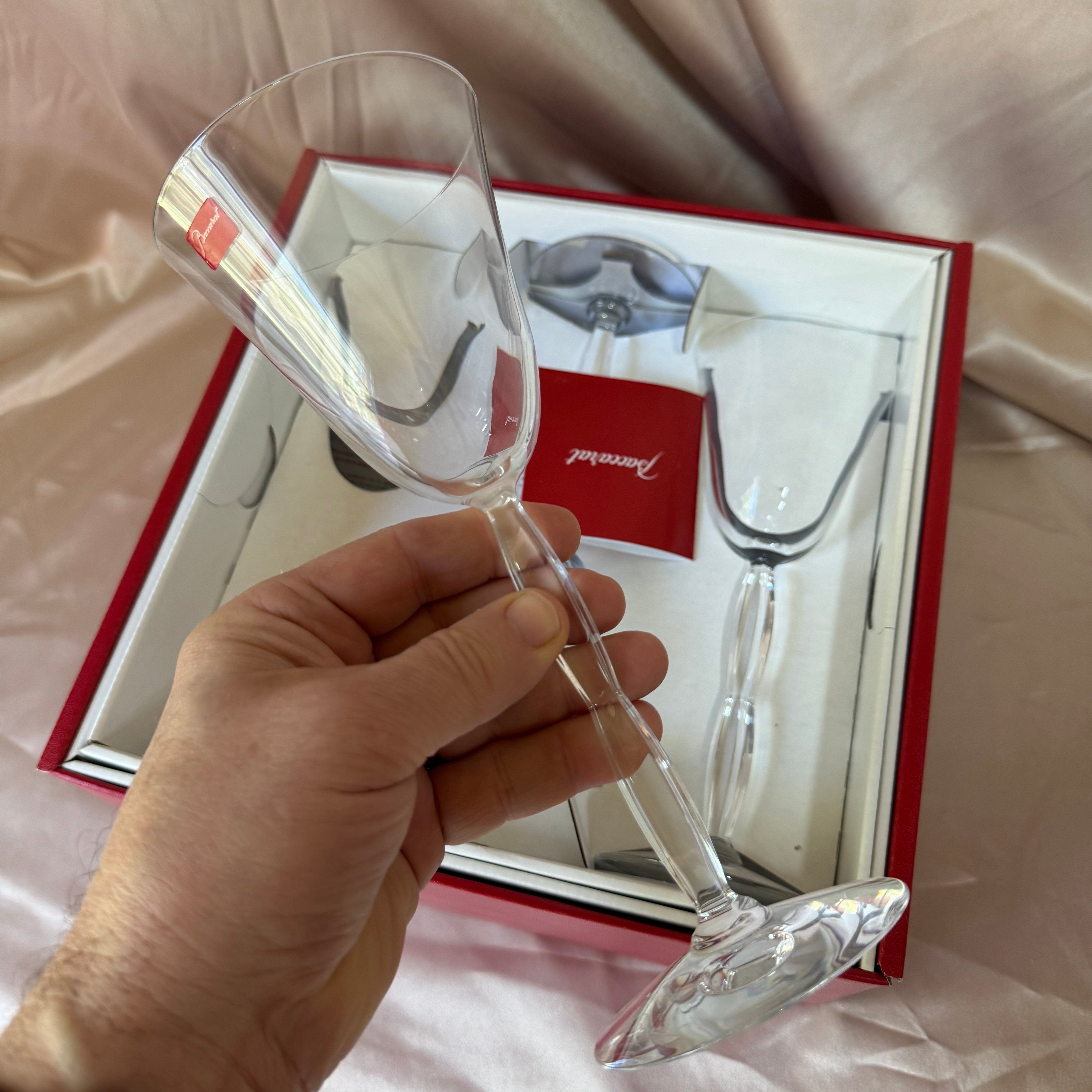 Baccarat Crystal Onde Glass Set of 6 #2103056