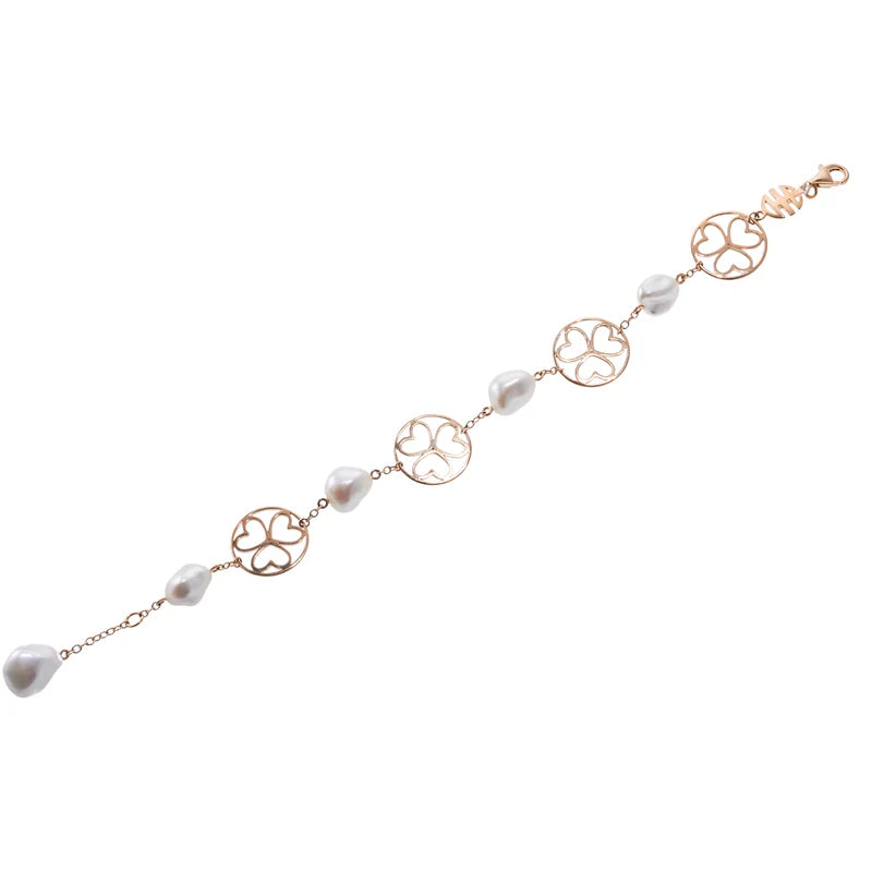 Mimi Milano Blanche Pearl Gold Bracelet