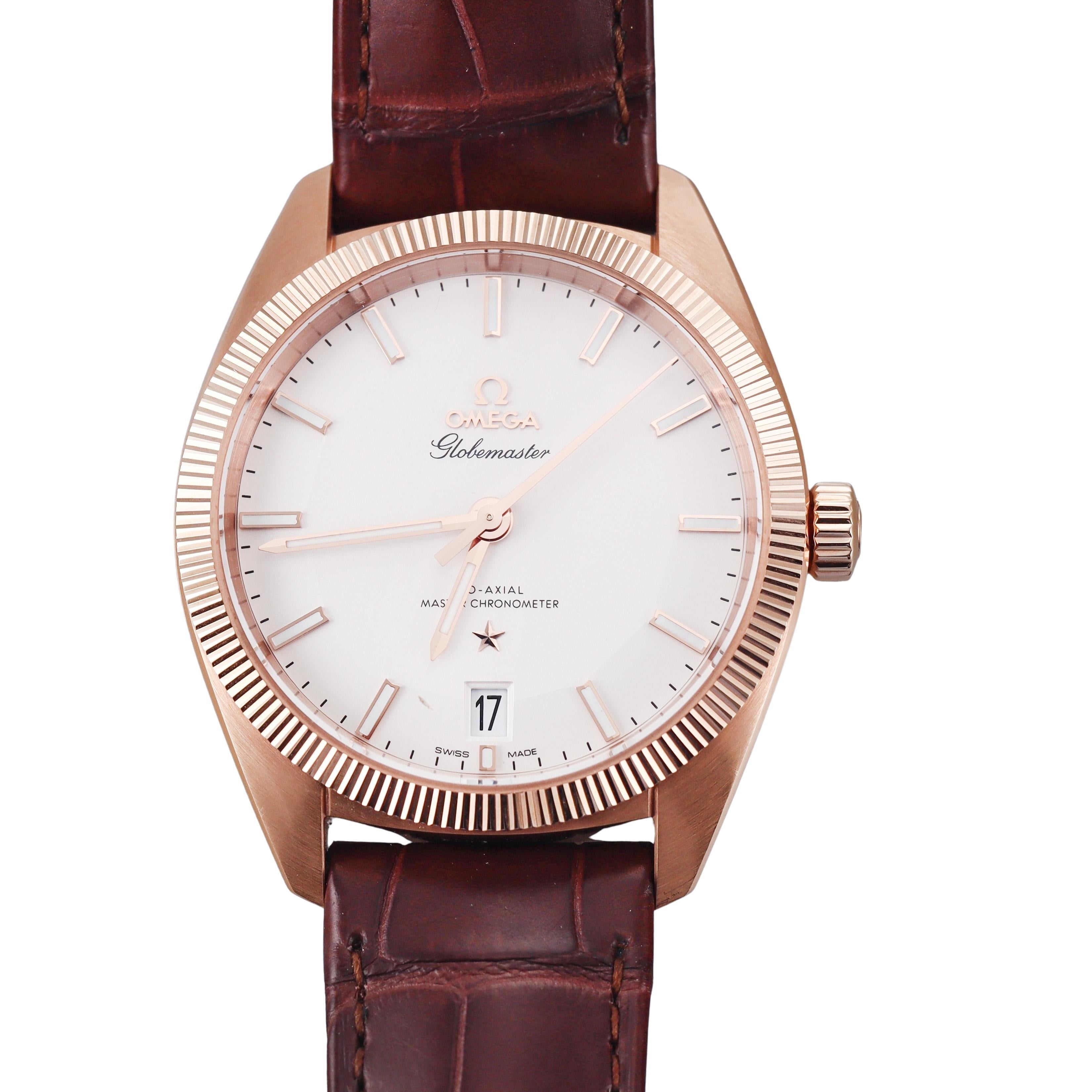 Omega Constellation Globemaster Gold Chronometer Watch 130.53.39.21.02.001