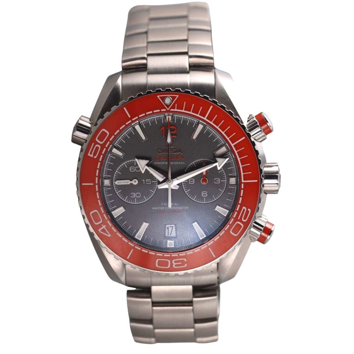Omega Planet Ocean 600M Seamaster Chronograph Grey Dial Watch 21530465199001