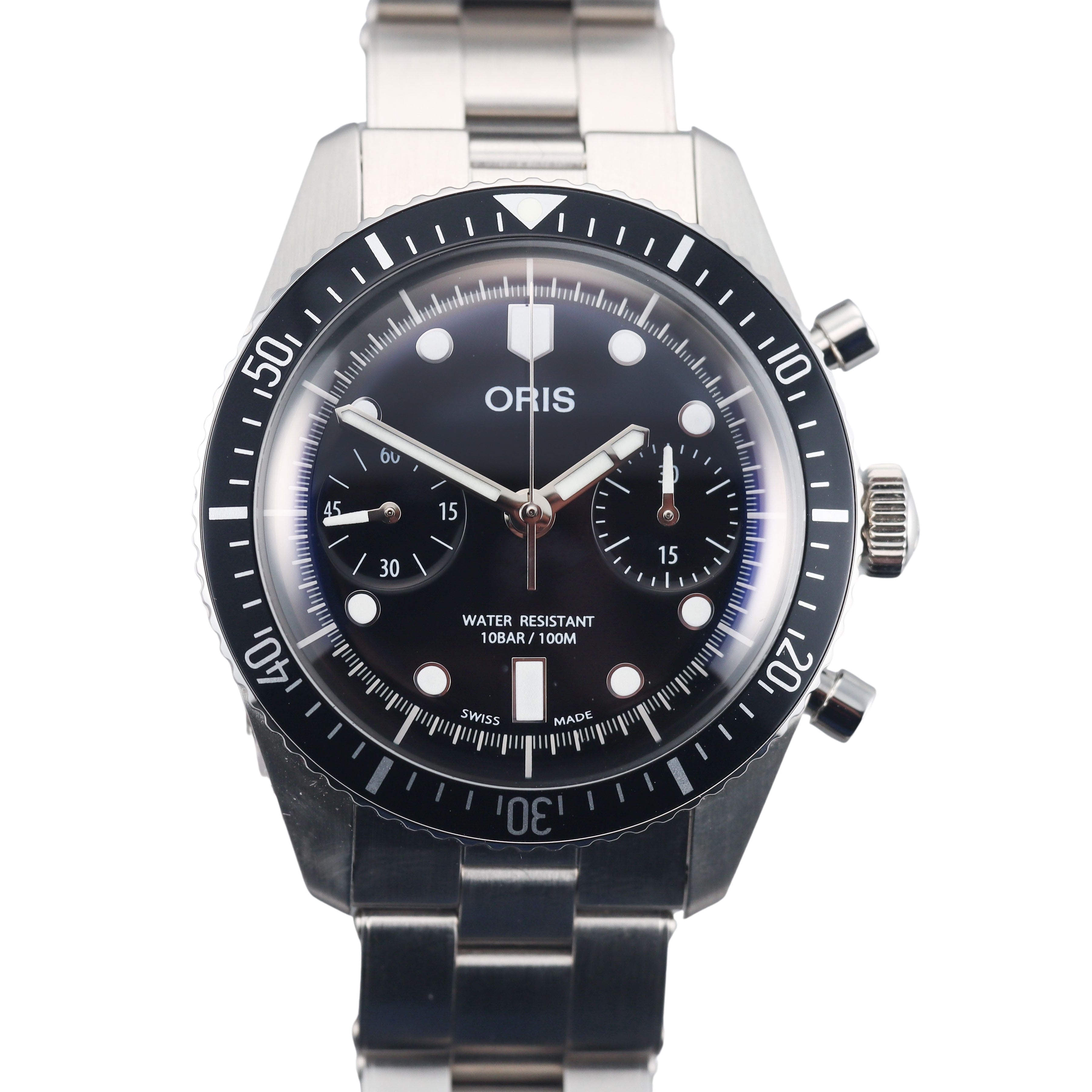 Oris Divers Sixty-Five Chronograph Stainless Steel Automatic Watch 01 771 7791