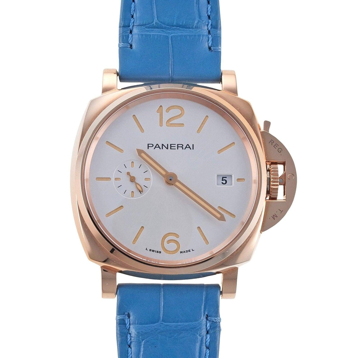 Panerai Luminor 18k Rose Gold Due Goldtech Watch PAM01336