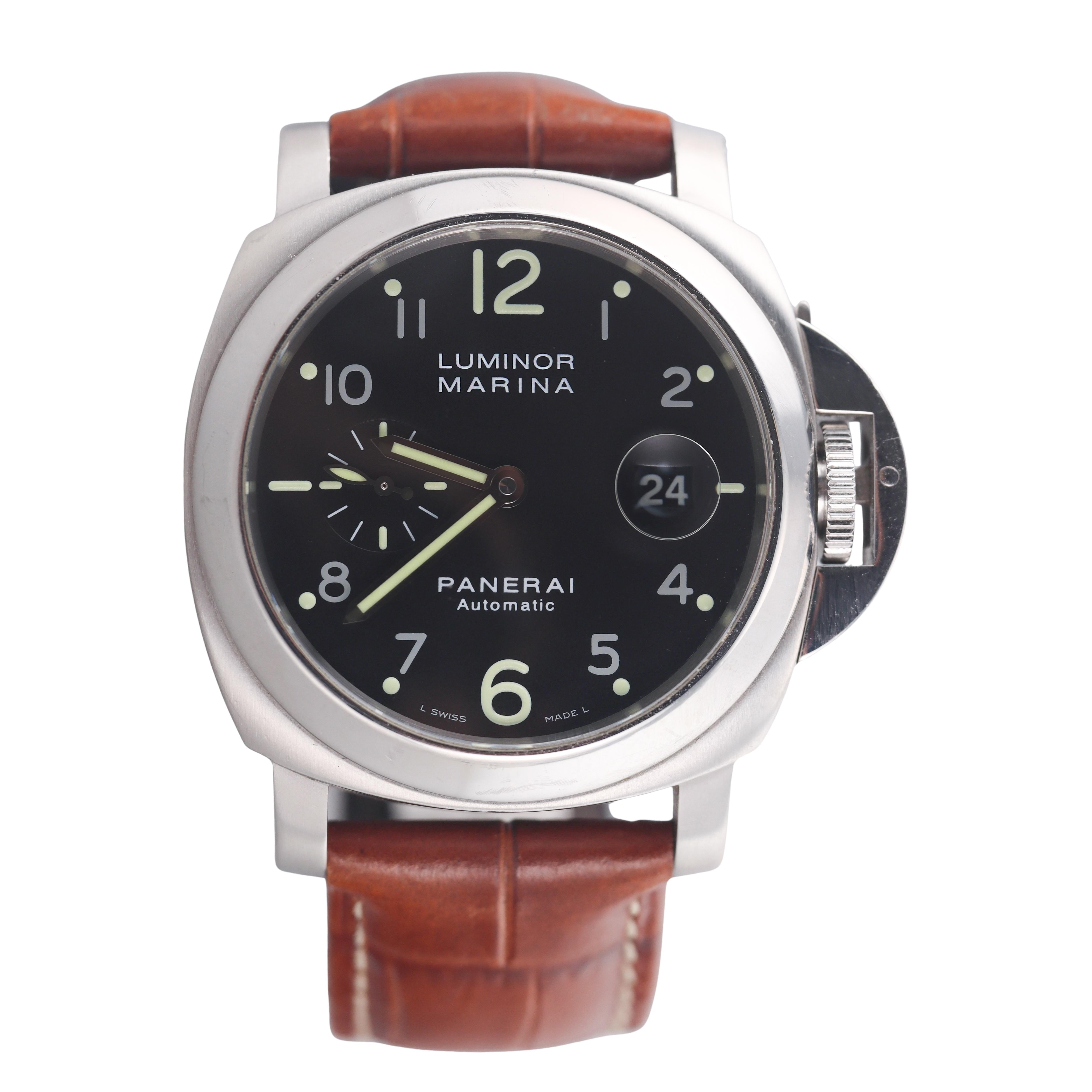 Panerai Luminor Marina Steel Automatic Watch PAM00164