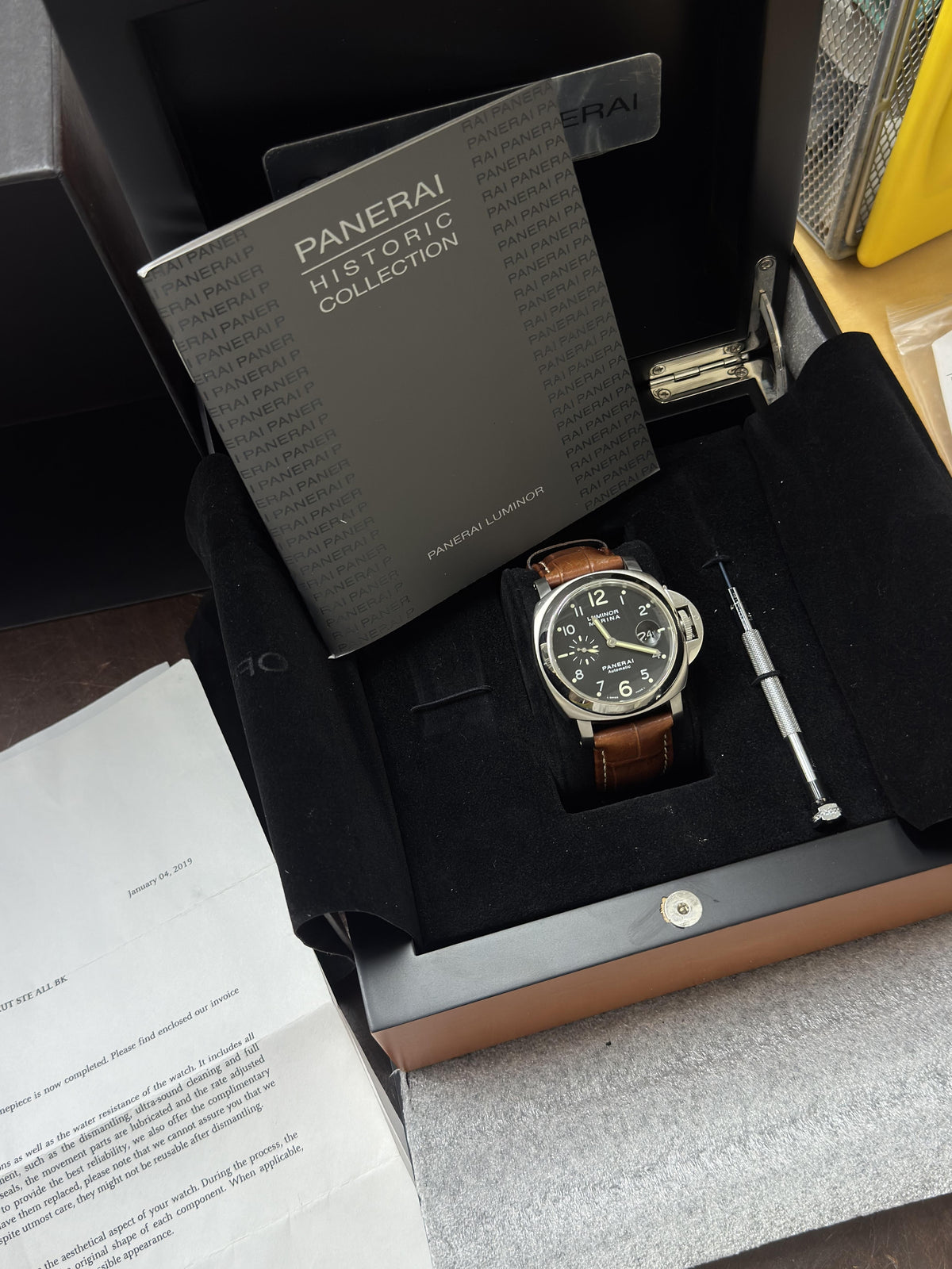 Panerai Luminor Marina Steel Automatic Watch PAM00164