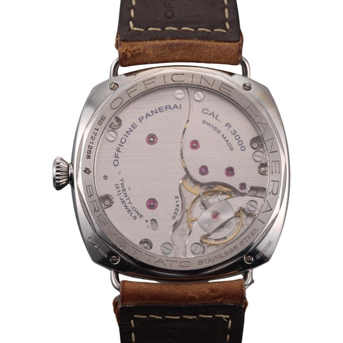Panerai Radiomir 3 Days Manual Wind Steel Watch PAM00425