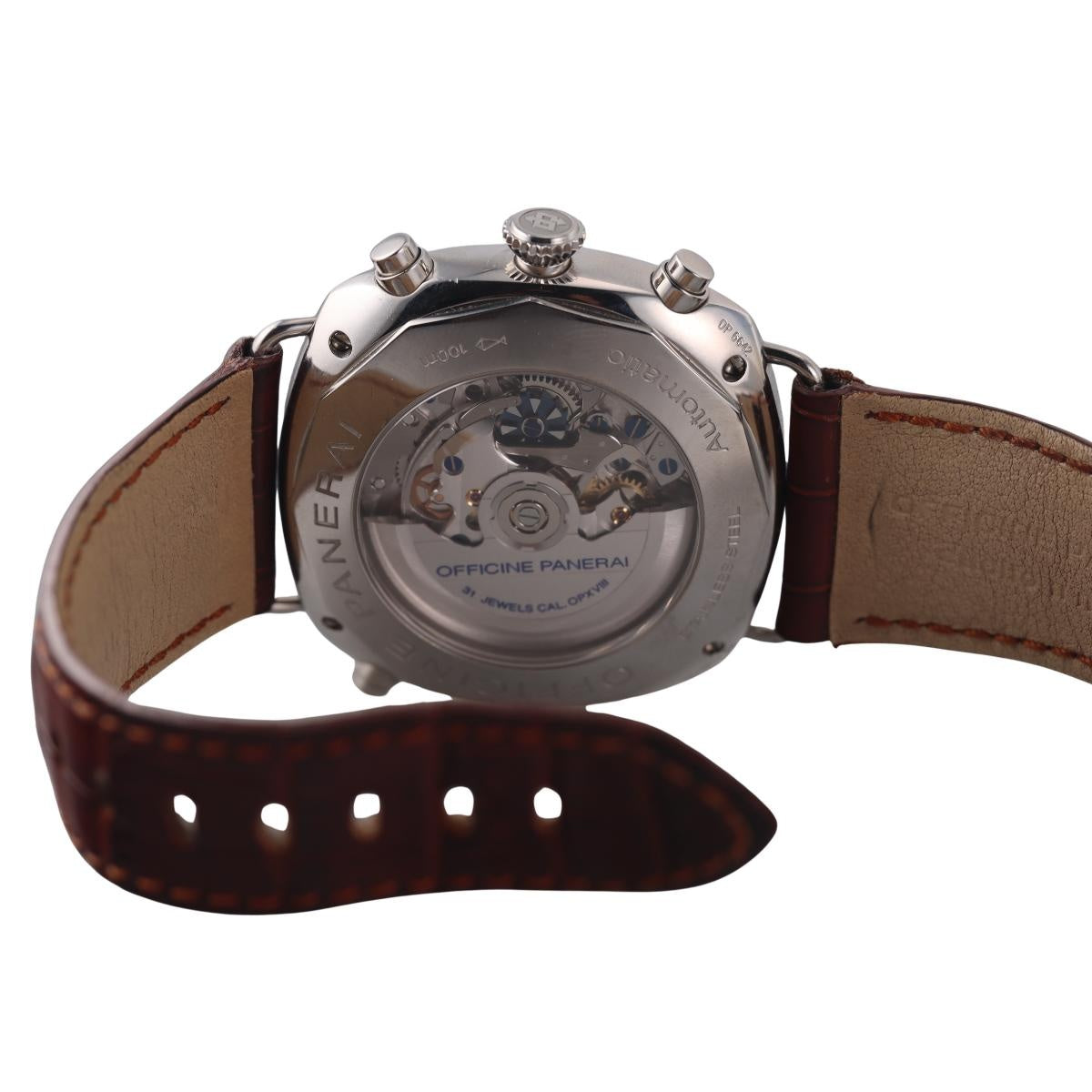 Panerai Radiomir Rattrapante Automatic Steel Watch PAM00214