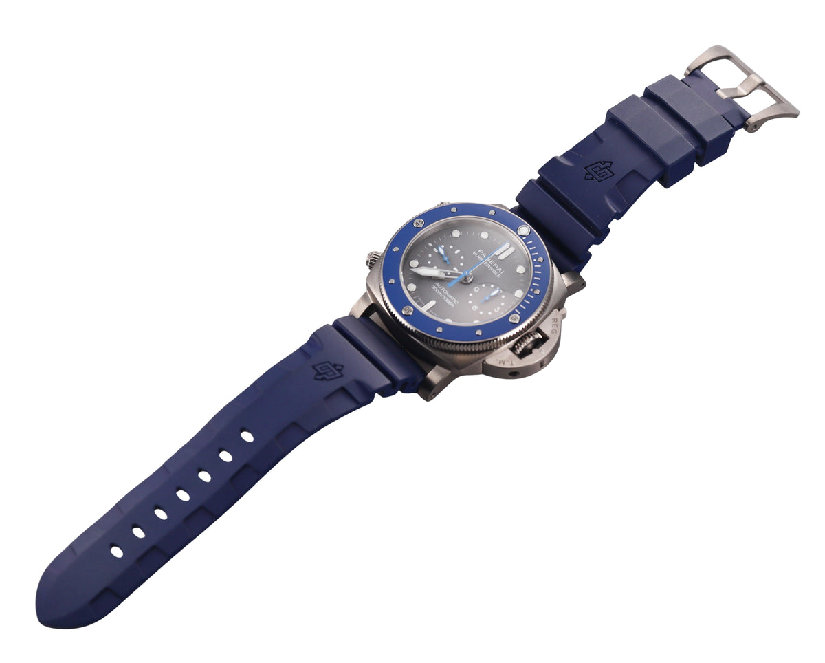 Panerai Submersible Chrono Guillaume Nery Edition Titanium Watch PAM00982