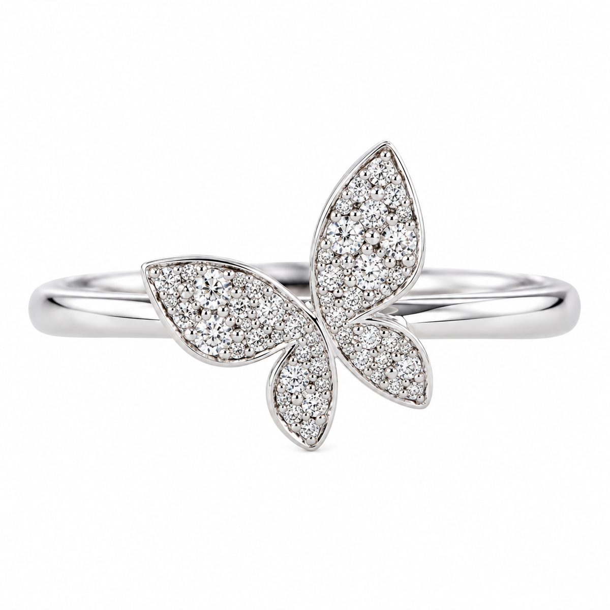Mimi Milano Farfalla Diamond Gold Butterfly Ring