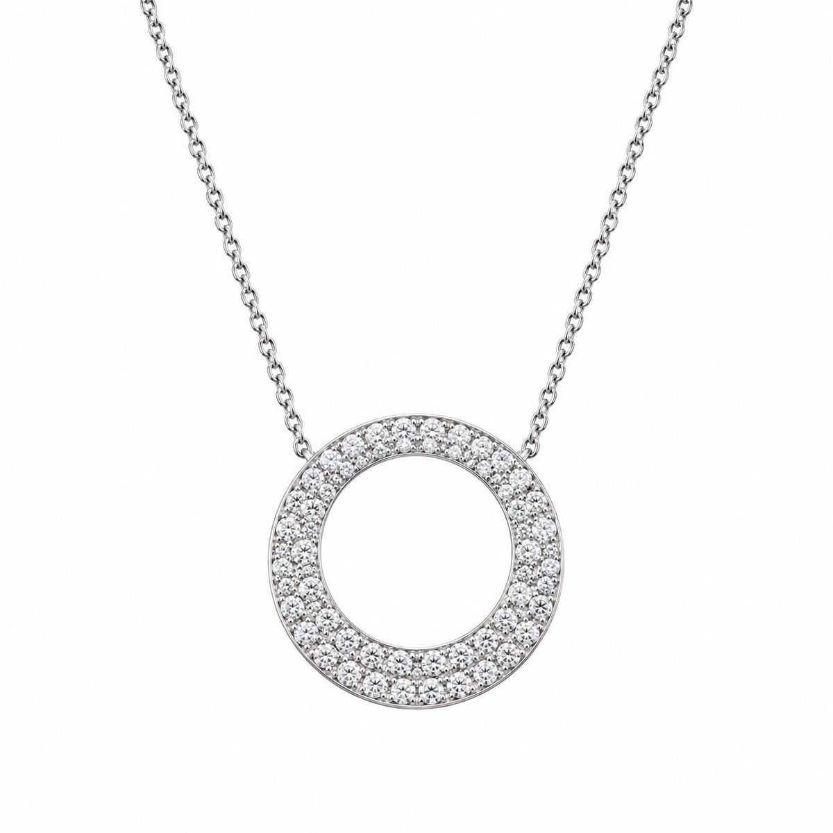 Memoire Eternal Star 18k Gold Diamond Pendant Necklace