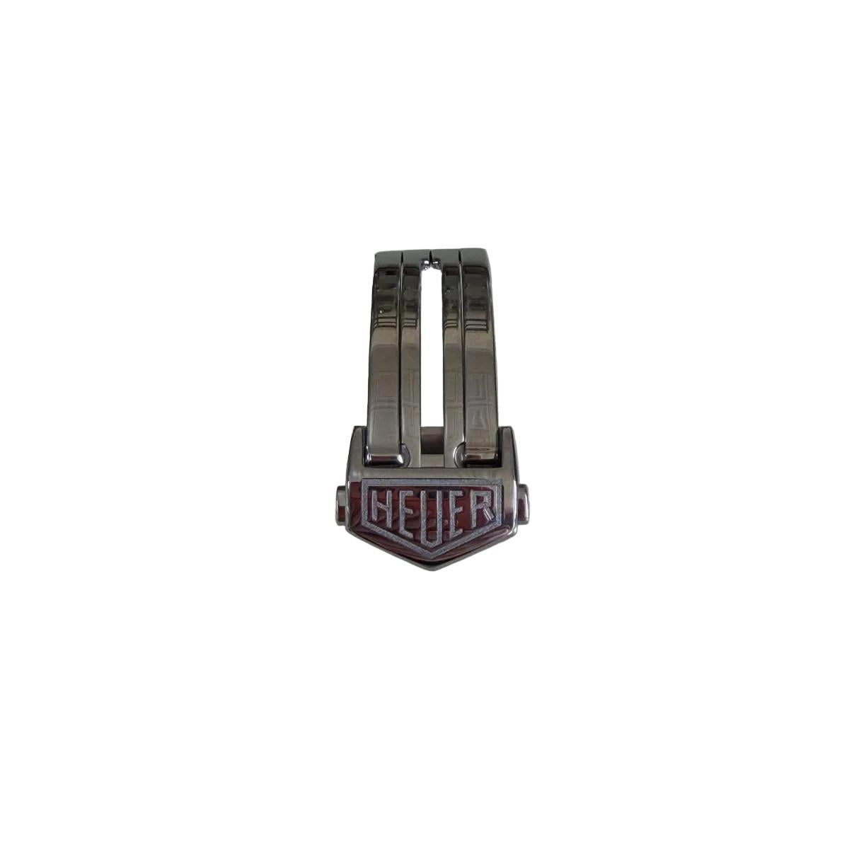 Authentic TAG Heuer Steel 16mm Deployant Push Button Buckle Clasp FC5012