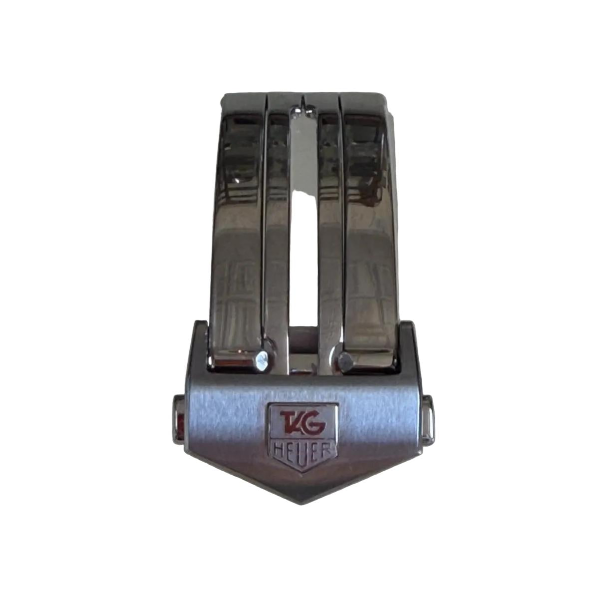 Authentic TAG Heuer Steel 18mm Deployant Push Button Buckle Clasp FC5030