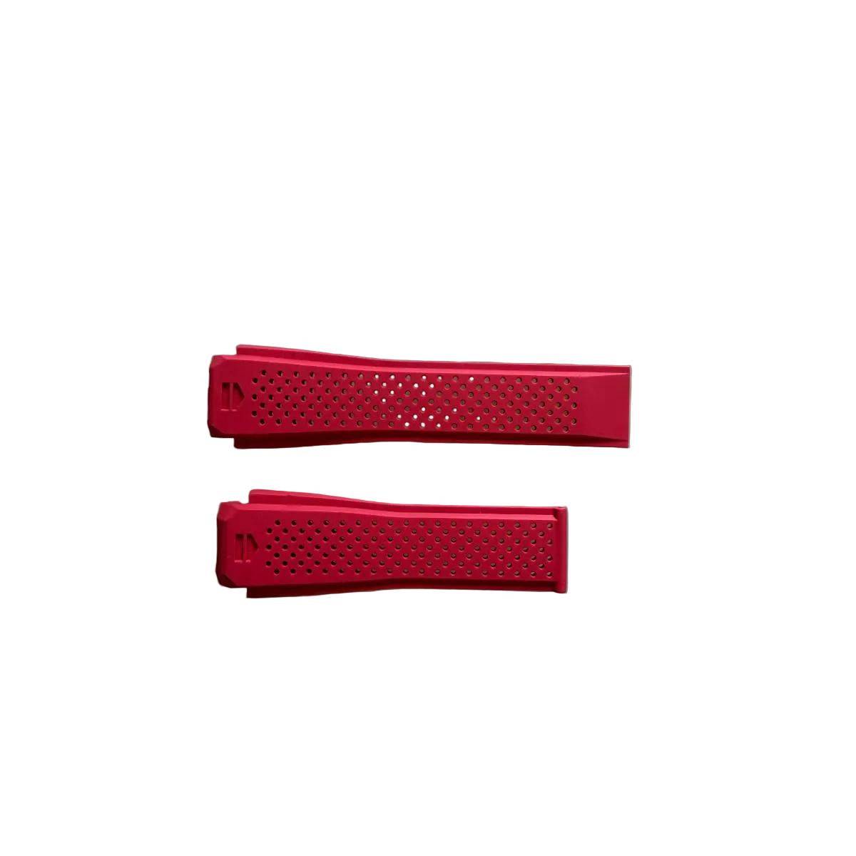 Authentic TAG Heuer Connected Smartwatch Red Rubber Watch Strap Band 22mm FT6057