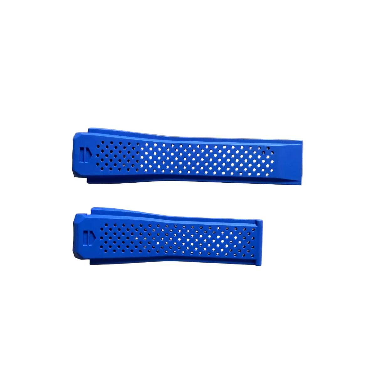 Authentic TAG Heuer Connected Smartwatch Blue Rubber Watch Band 22mm FT6058