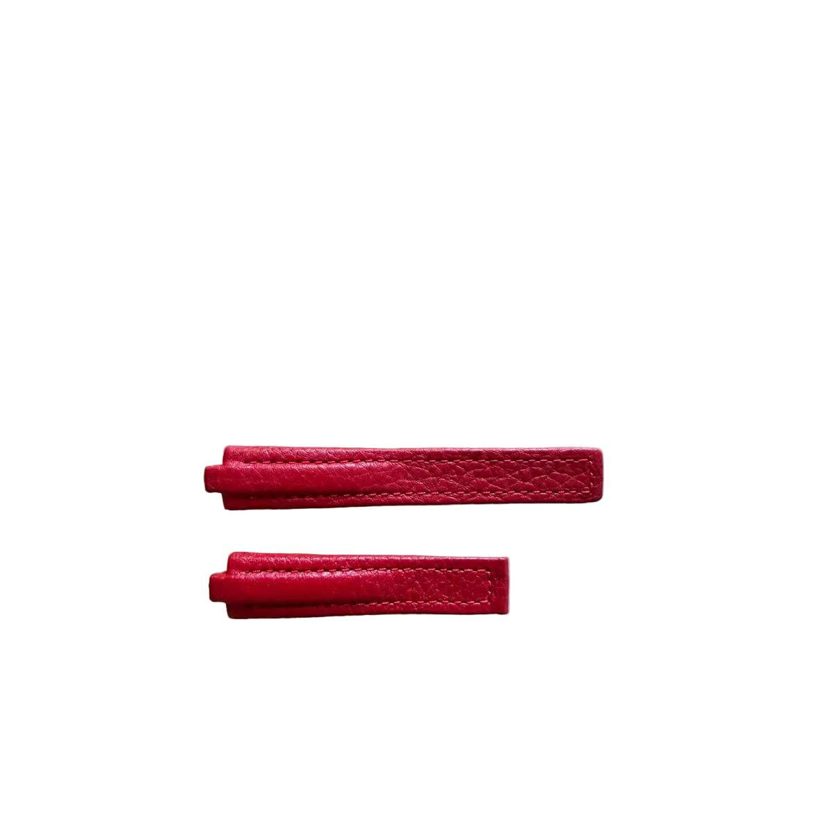 Authentic TAG Heuer Kirium Red Leather 16mm Watch Strap Band FC6124