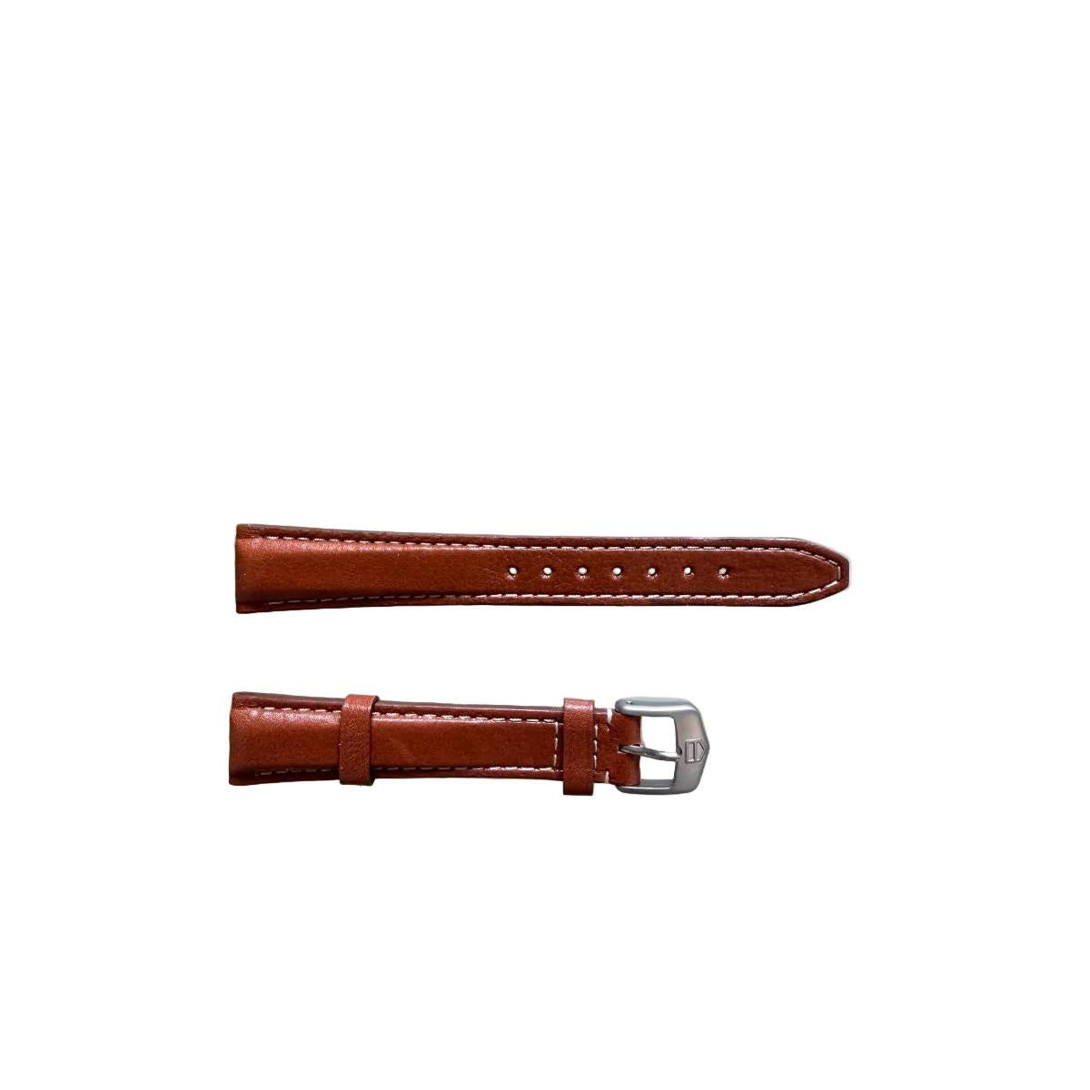 Authentic TAG Heuer Brown Leather Watch Strap Band 15mm with Buckle