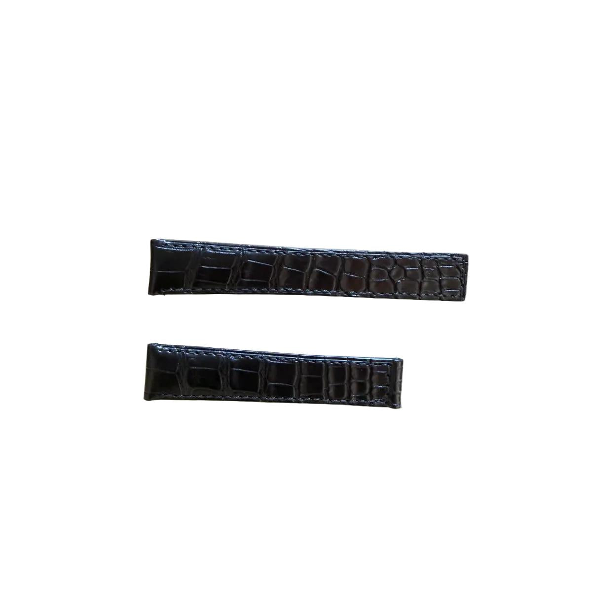 Authentic TAG Heuer Carrera Black Leather 18mm Watch Strap Band FC6170