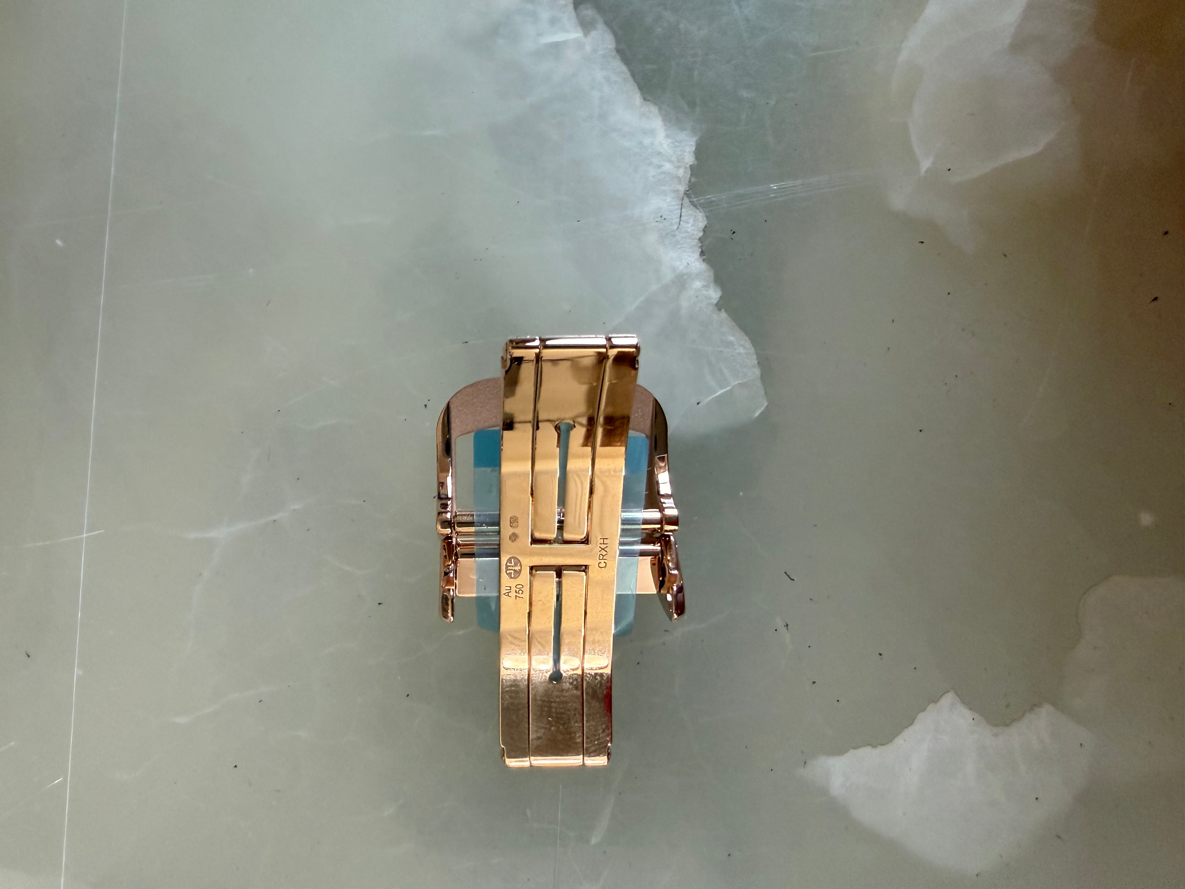 Authentic Jaeger LeCoultre 18k Rose Gold Deployant Buckle QBD82CIS
