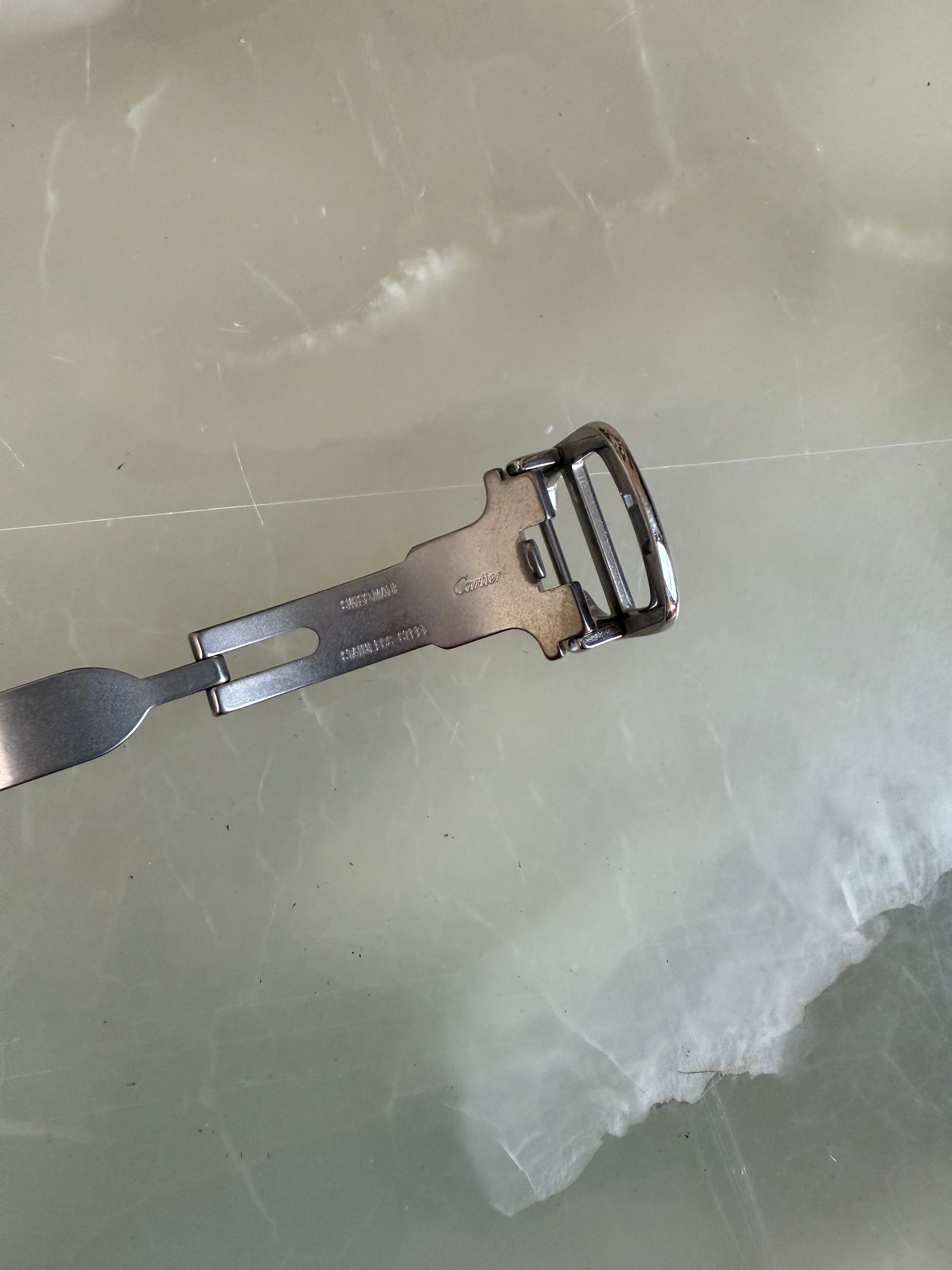 Authentic Cartier Stainless Steel 14mm Buckle MX003PG2 512 18191