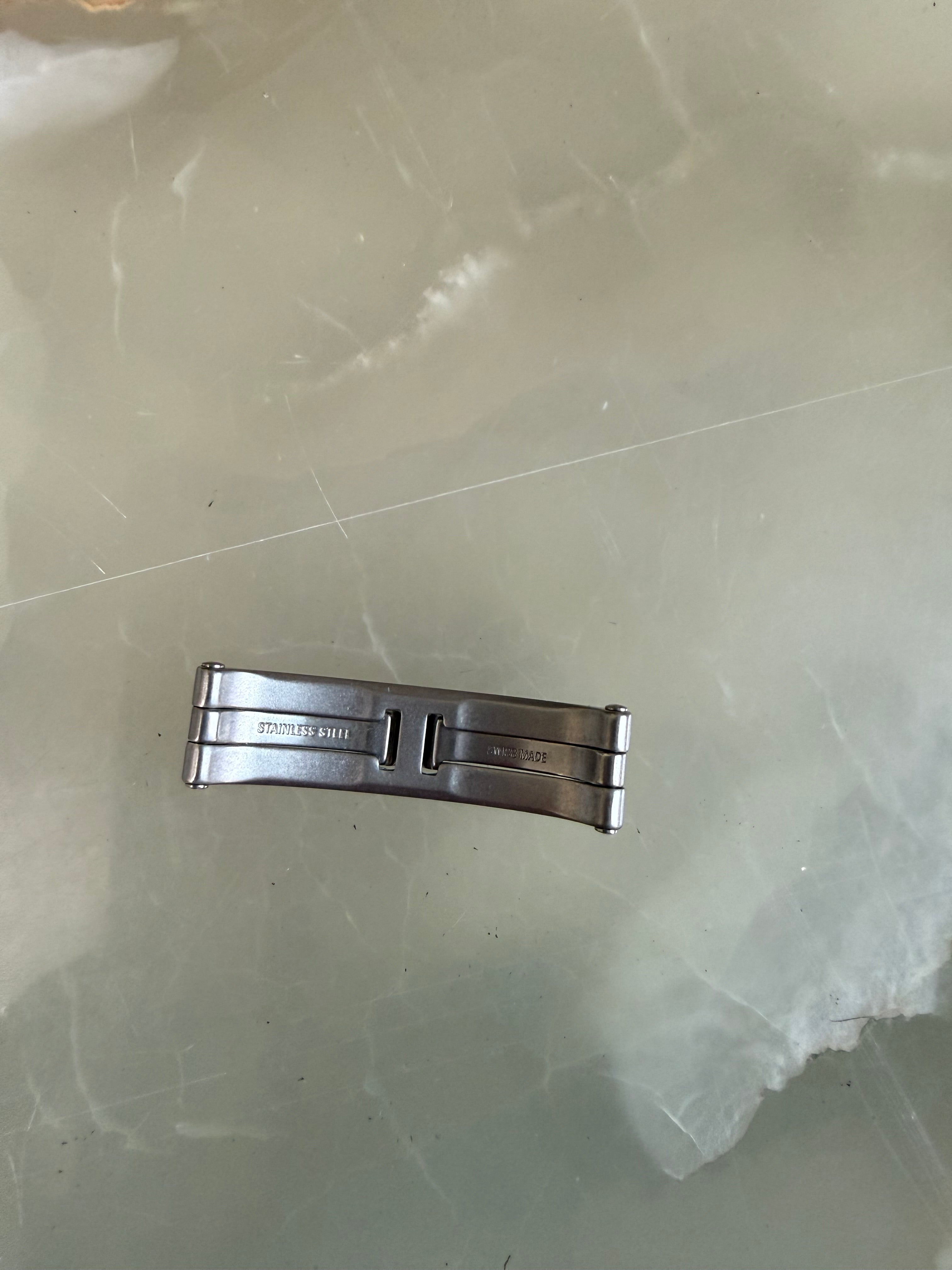 Authentic Cartier Stainless Steel 12mm Classic Trim Buckle VP270034 9121 1282