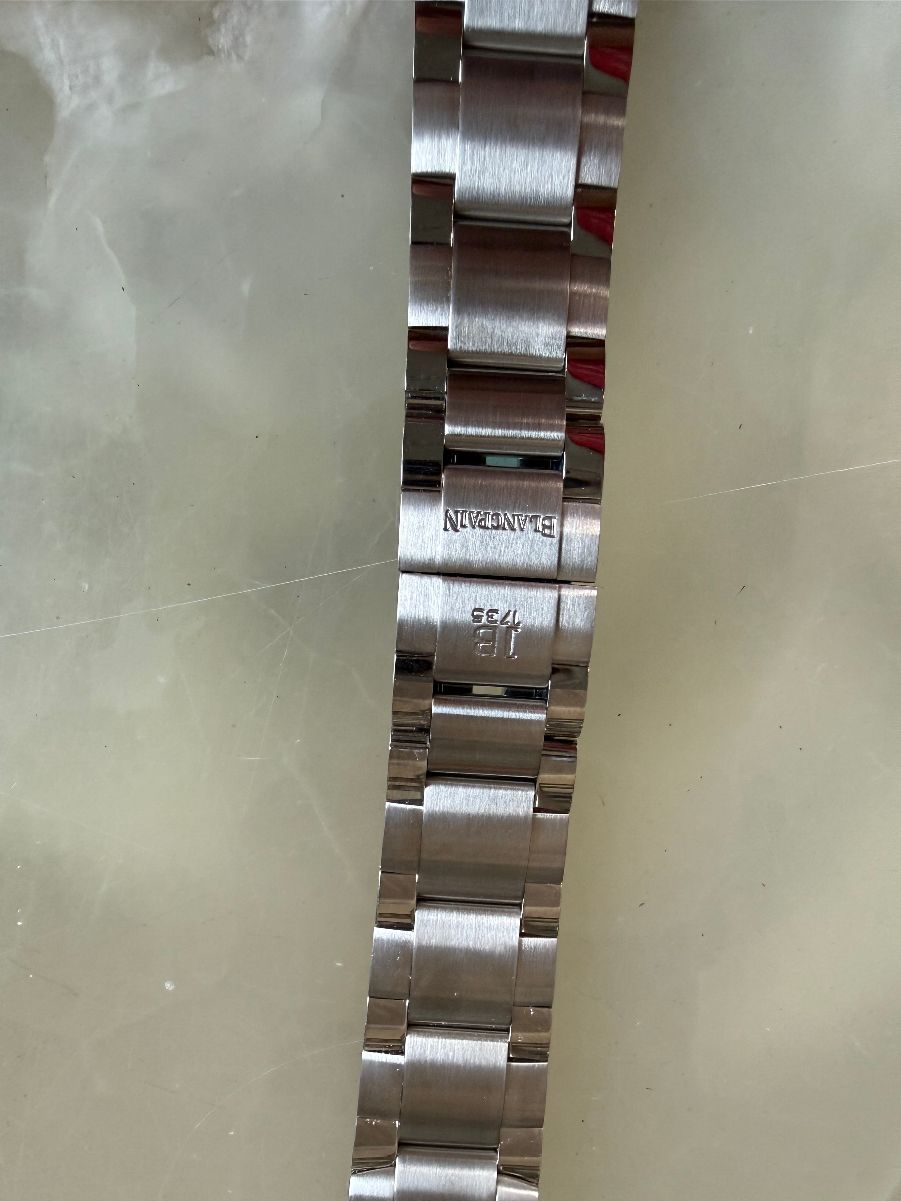 Authentic Blancpain Stainless Steel Watch Bracelet 18mm 1103 PJ