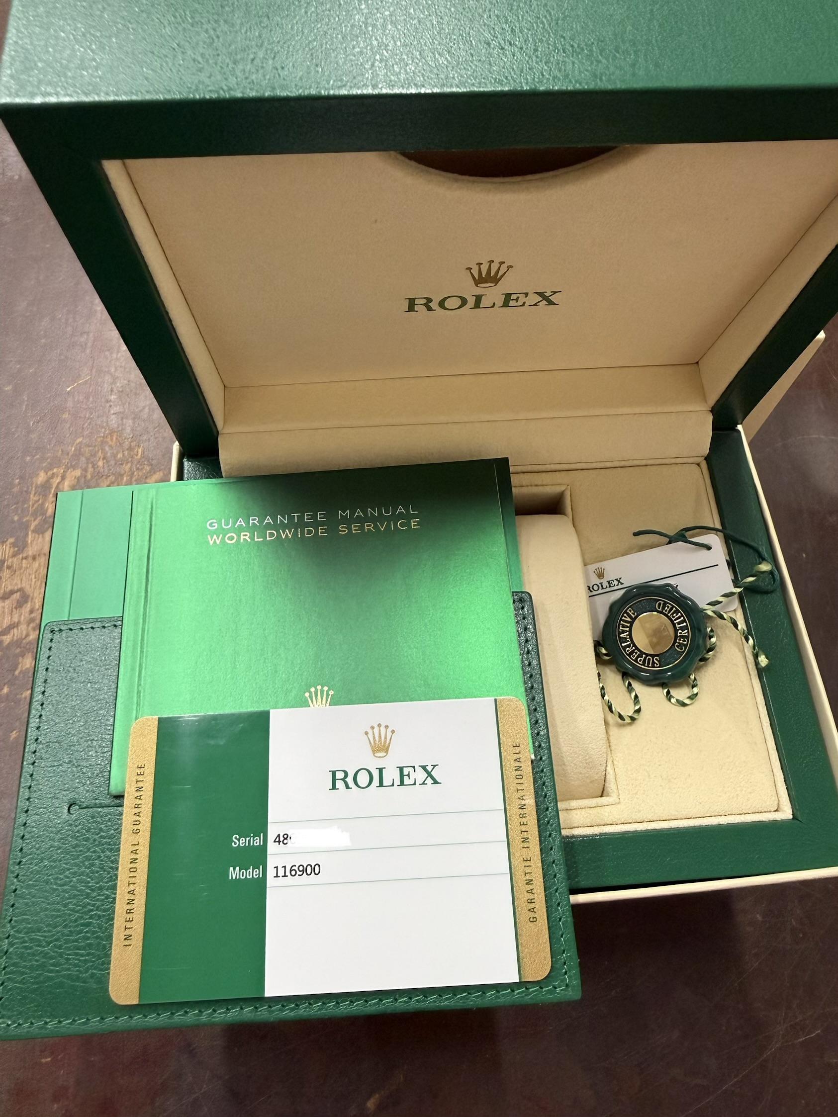 Rolex Air King Black Dial Stainless Steel Men's Watch 116900