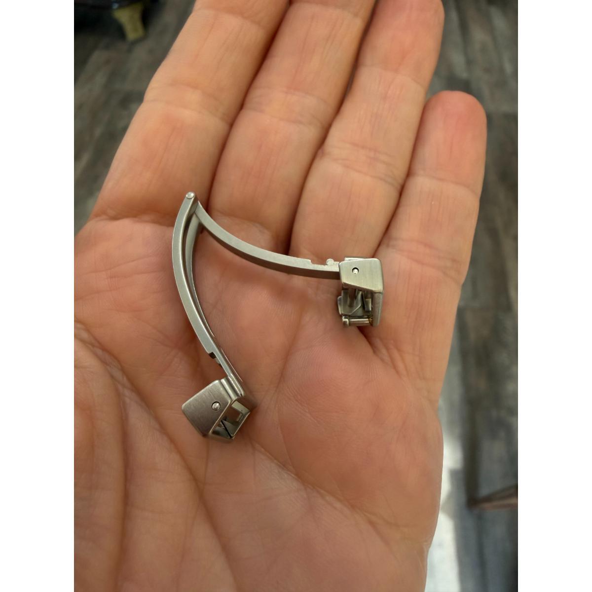 Authentic TAG Heuer Steel 12mm Deployant Folding Buckle Clasp FC5006