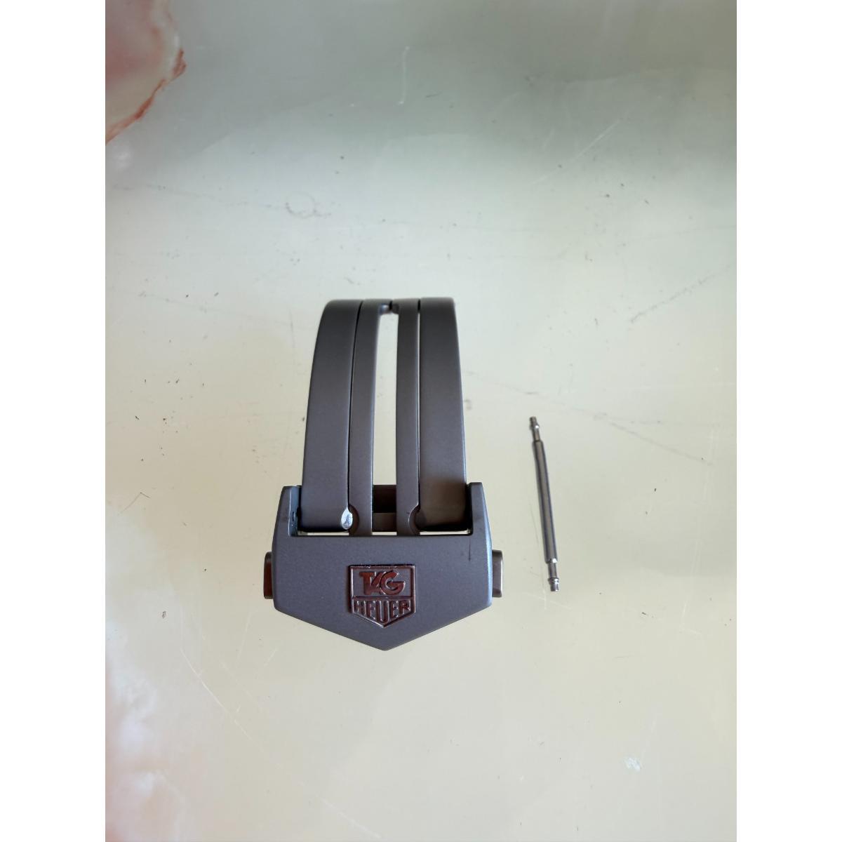 Authentic TAG Heuer Titanium 18mm Deployant Push Button Buckle Clasp FC5039