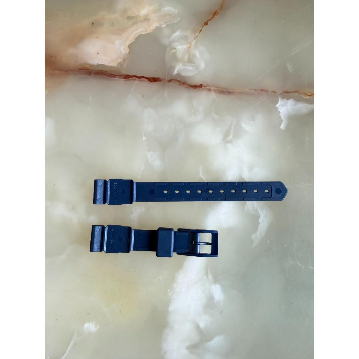 Authentic TAG Heuer Blue Plastic/Resin Watch Strap Band 15mm with Buckle BS0479