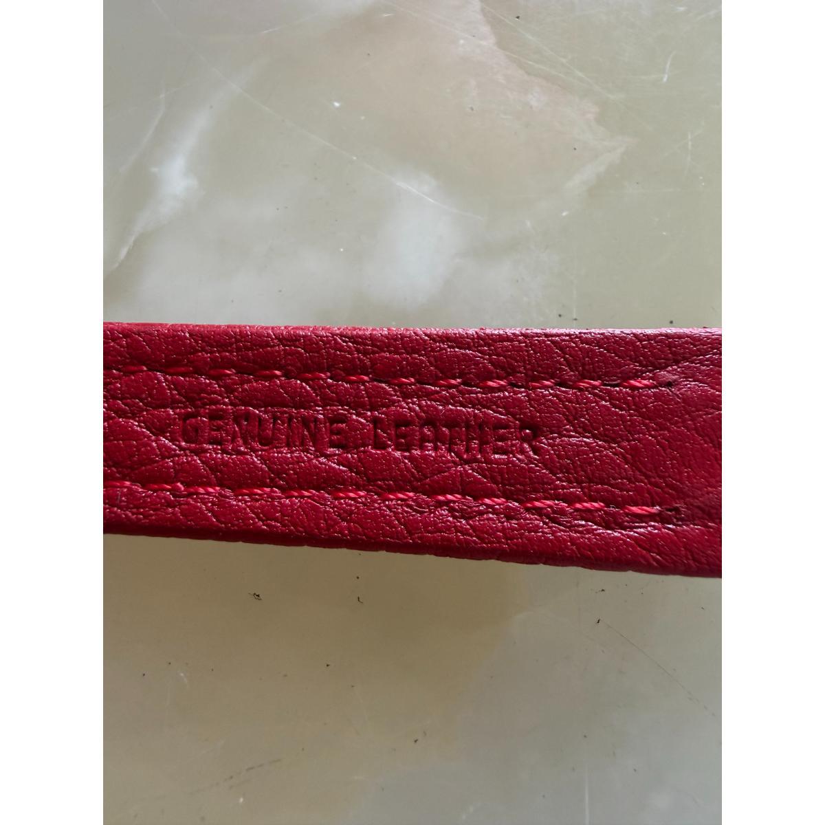Authentic TAG Heuer Kirium Red Leather 16mm Watch Strap Band FC6124