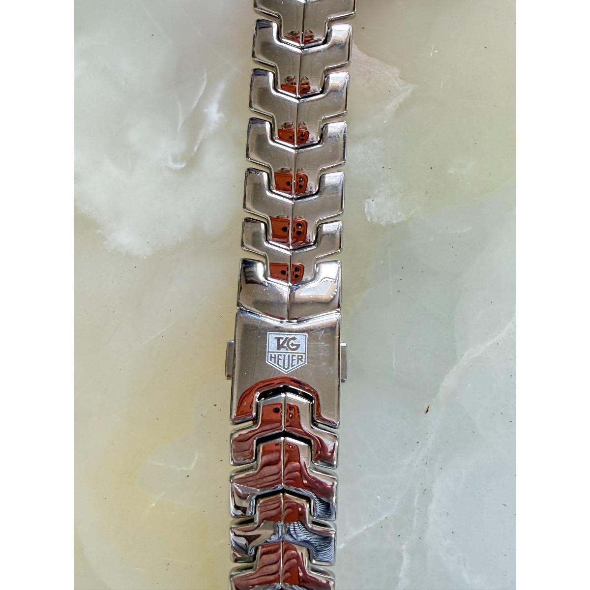 Authentic TAG Heuer Link Chronograph Steel Watch Bracelet 21mm BA0594 FAA049