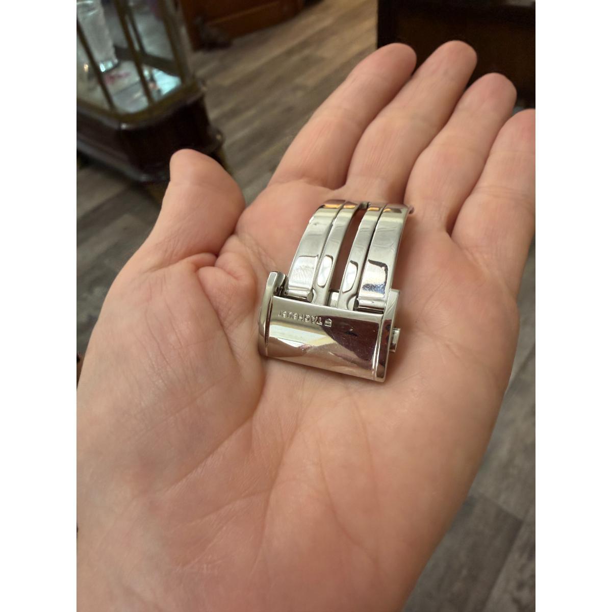 Authentic TAG Heuer Steel 22mm Deployant Push Button Buckle Clasp FC5016