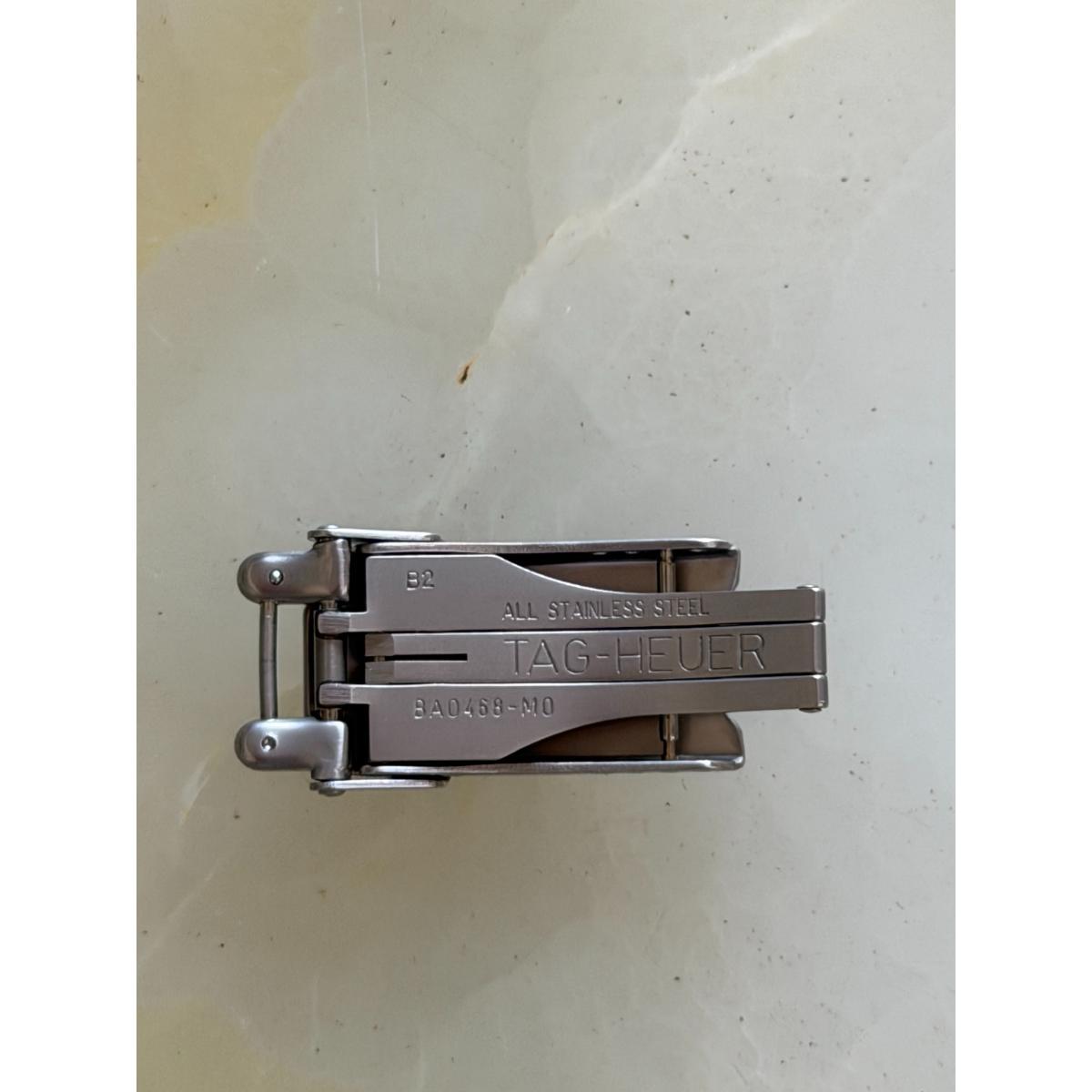 Authentic TAG Heuer Steel 14mm Deployant Folding Buckle Clasp BA0468-MO