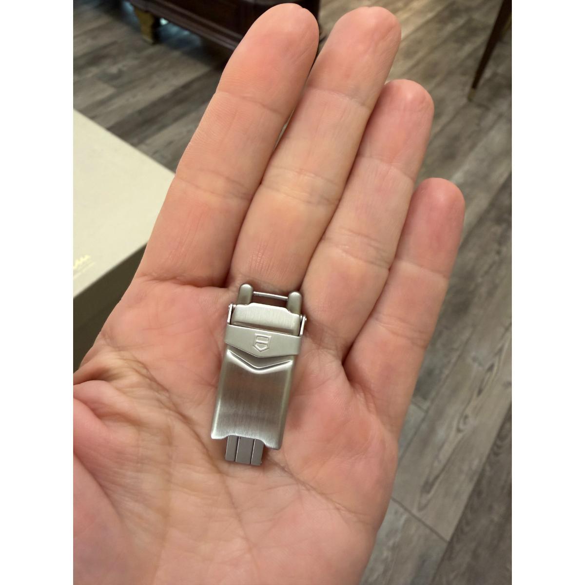 Authentic TAG Heuer Steel 14mm Deployant Folding Buckle Clasp BA0468-MO