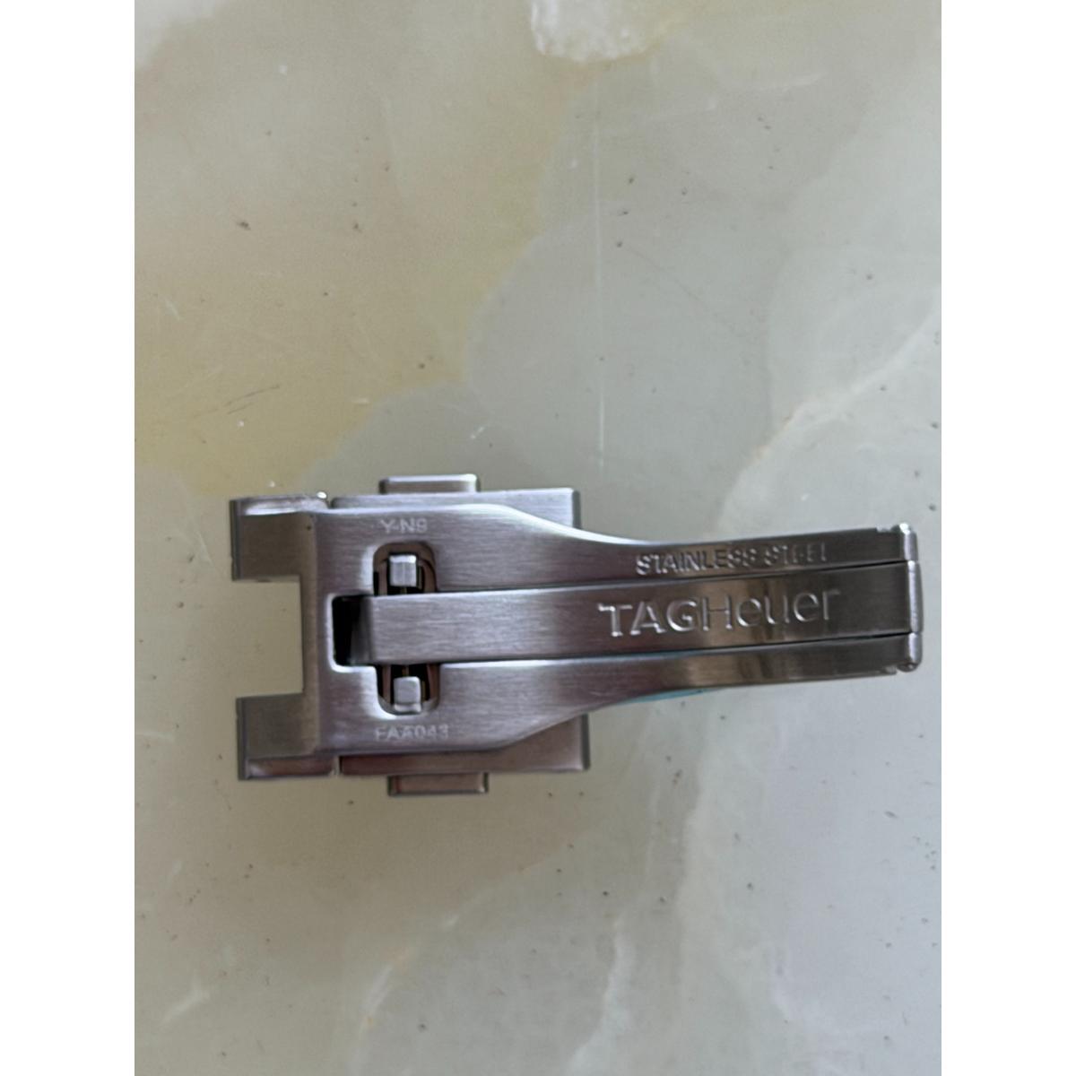 Authentic TAG Heuer Carrera Steel 18mm Deployant Push Button Buckle FAA043