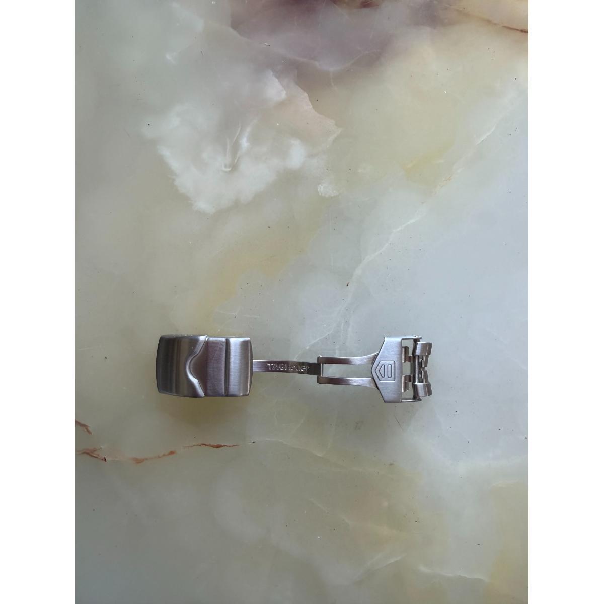 Authentic TAG Heuer 6000 Steel 19.5mm Deployant Folding Buckle Clasp BA0675