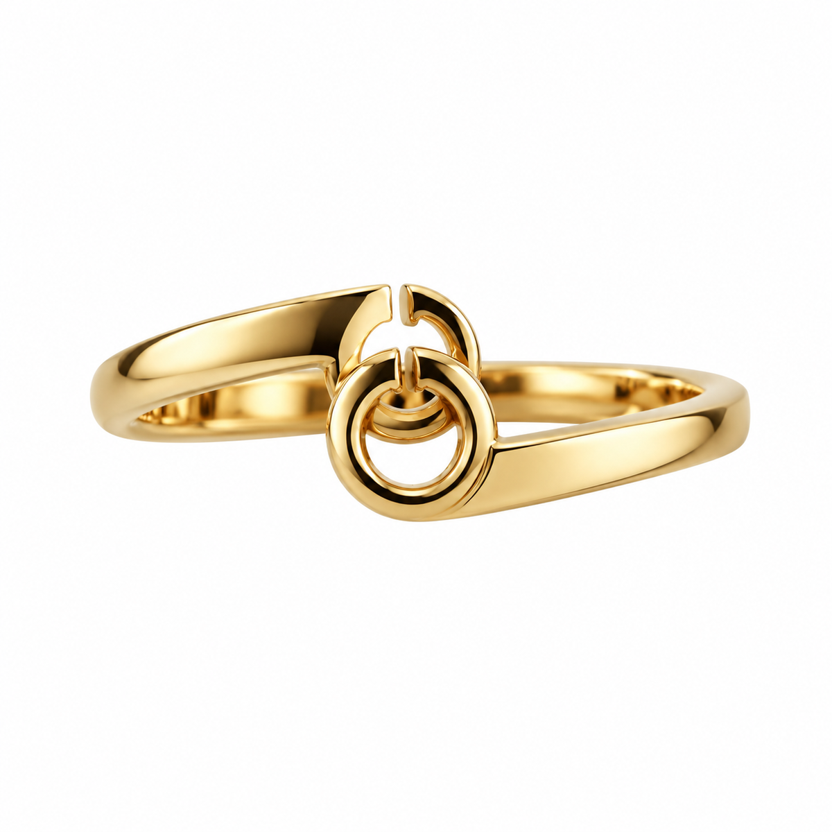 18k Gucci Running GG Yellow Gold Ring Retail $850