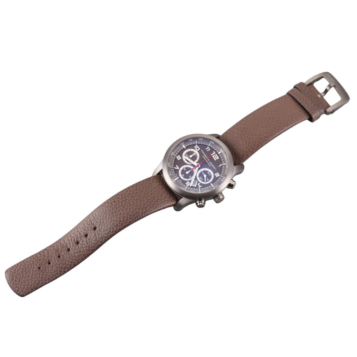 Porsche Design Dashboard Titanium Leather Band Automatic Watch 6612.11/3