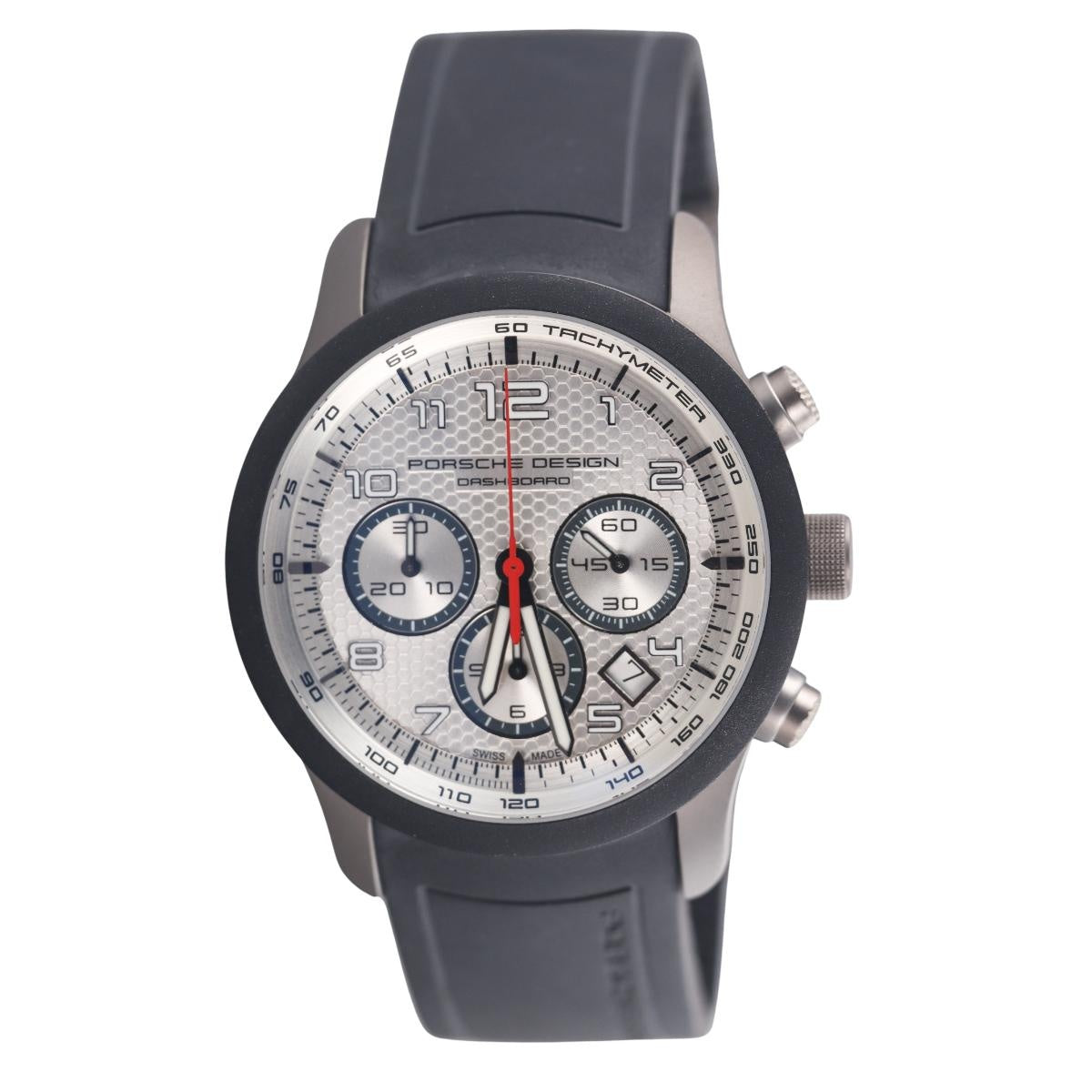 Porsche Design Dashboard Titanium Rubber Band Automatic Watch 6612.15/3