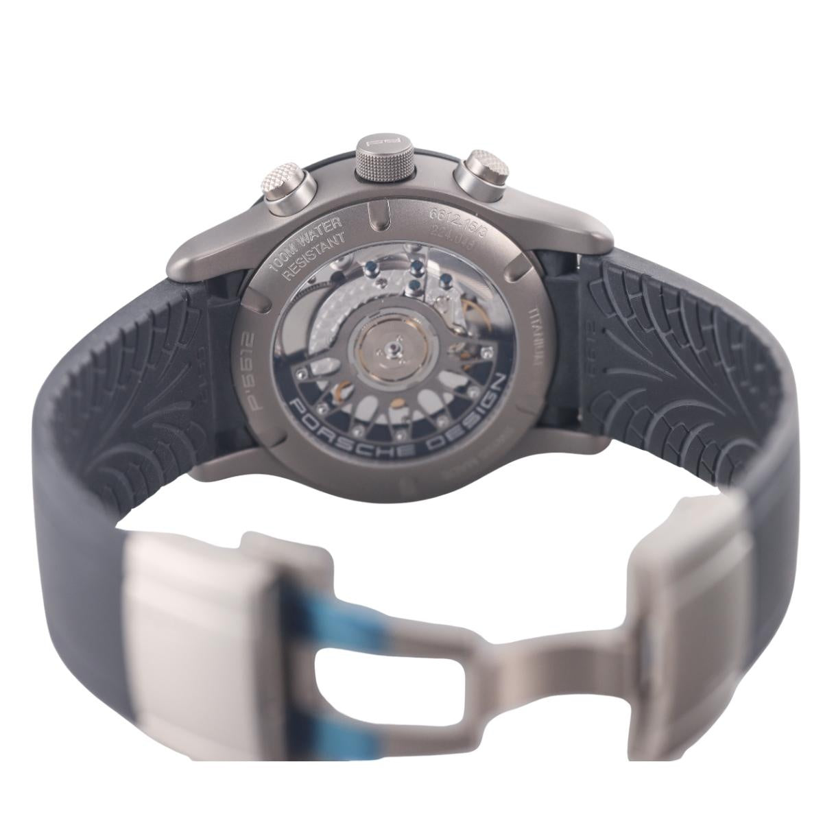 Porsche Design Dashboard Titanium Rubber Band Automatic Watch 6612.15/3