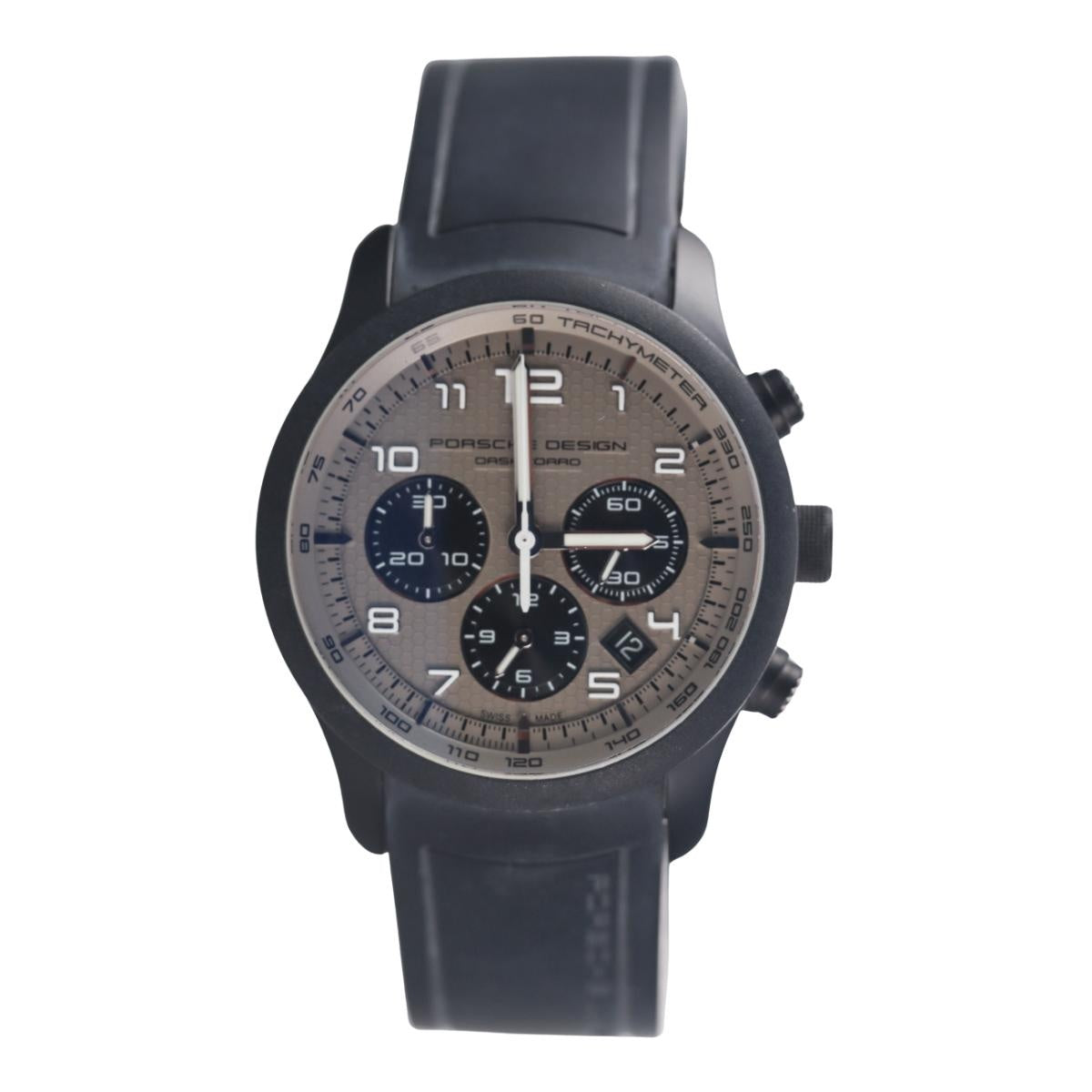 Porsche Design Dashboard Titanium Rubber Band Automatic Watch 6612.17/3