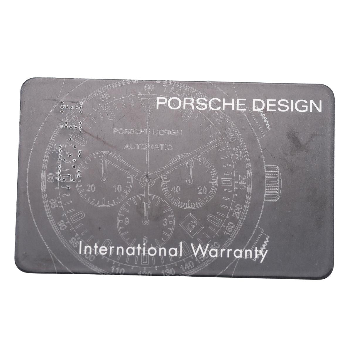 Porsche Design Dashboard Titanium Rubber Band Automatic Watch 6612.17/3