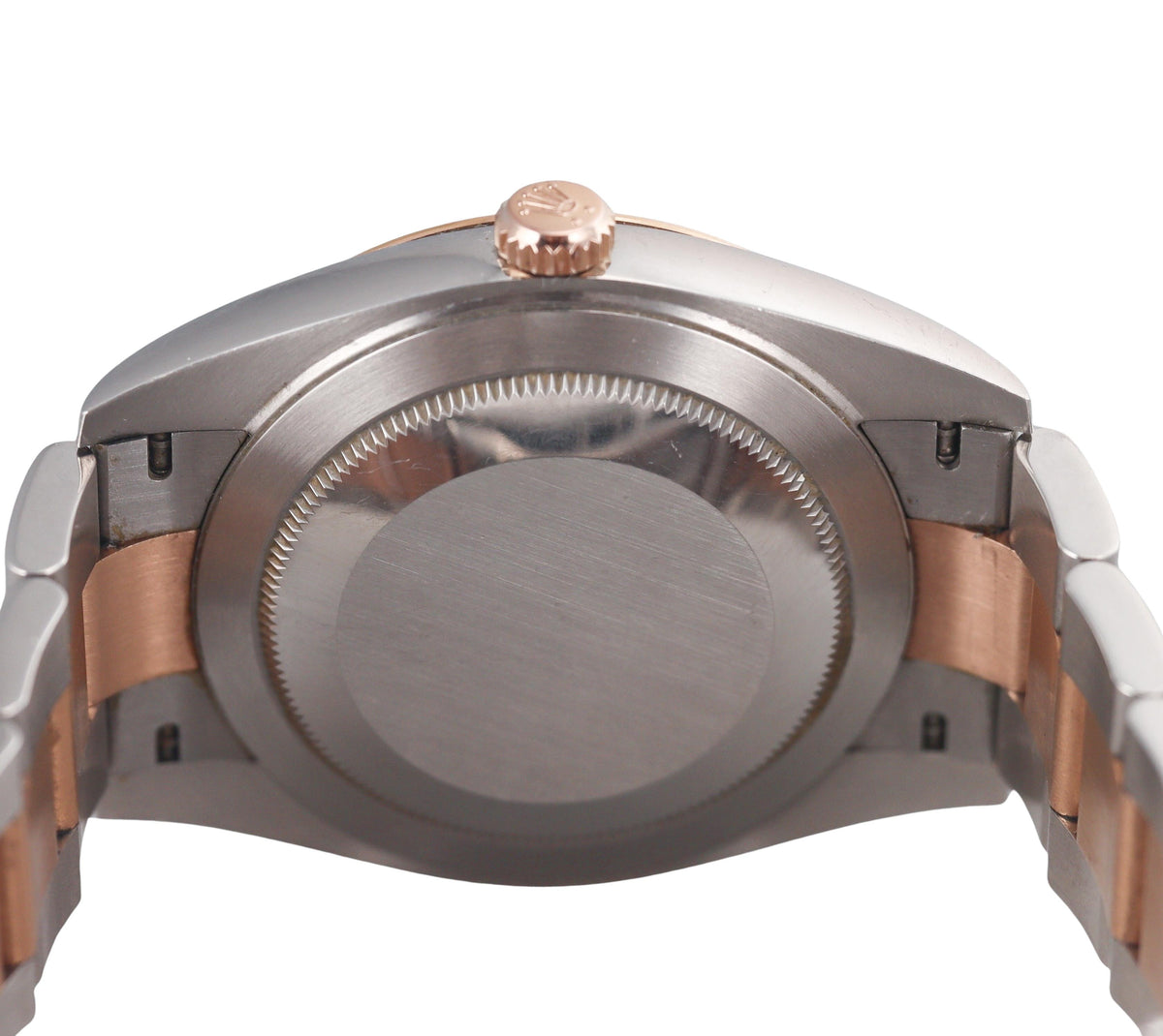 Rolex Datejust 41 Chocolate Dial 18K Rose Gold Steel Watch 126301