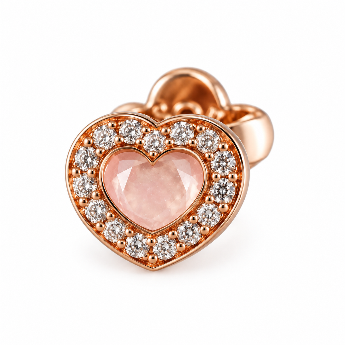 Pasquale Bruni 18k Rose Gold Diamond Single Earring Retail $1490