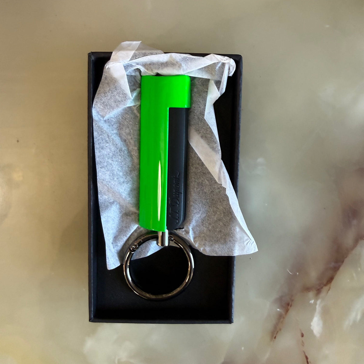 S.T. Dupont Puncher Fluo Neon Green Cigar Cutter 003217V