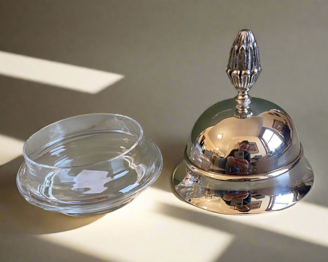 Christofle Malmaison Individual Personal Butter Dish Set of 6