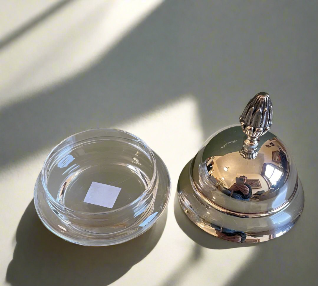 Christofle Malmaison Individual Personal Butter Dish Set of 6