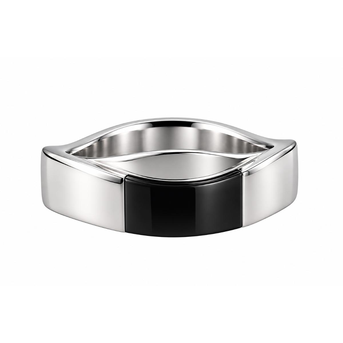 Montblanc Profile Sterling Ring with Resin Inlay 36210